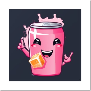 Soft drink cute T-Shirt cute giril Posters and Art